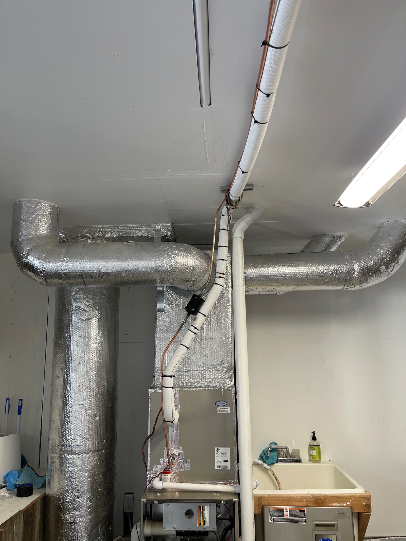 Commercial HVAC ductwork